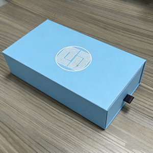 Caja Rígida de Cartón Gris Ecológica con Logotipo Impreso Personalizado de Alta Calidad para Empaque de Regalos - Product Image 1