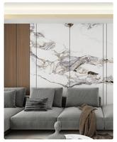 Plaque PVC à motif marbre 3D 1220x2440mm, panneau UV imperméable pour usage hôtelier avec garantie de 5 ans
