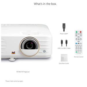 โปรเจ็คเตอร์ UHD PX748-4K 4K UHD 4000ลูเมน240Hz HDR พร้อมจอแสดงผลอัตโนมัติโปรเจคเตอร์วิดีโอ <span class=keywords><strong>HD</strong></span> ติดเพดาน USB-C - Product Image 2