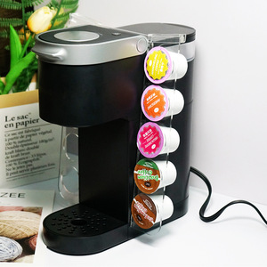 Soporte de almacenamiento de cápsulas Kcup de acrílico para máquinas de café Keurig, paquete de 10, color transparente, modelo Y230001 - Product Image 1