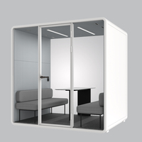 Cabine de bureau insonorisée facile à installer pour la maison ou le bureau, idéale pour les réunions et l'enregistrement