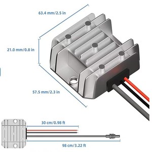 Convertidor de Potencia DC-DC de 12V/24V a 30V 3.5A Directo de Fábrica, Módulo Elevador de Voltaje DC Impermeable, Fuente de Alimentación Elevadora de Voltaje DC - Product Image 3