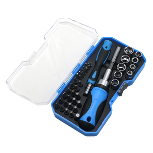 Juego de Herramientas Manuales de 41 Piezas para Reparaciones en el Hogar, Juego de Destornilladores, Puntas y Vasos, Herramientas de Regalo en Promoción - Product Image 3