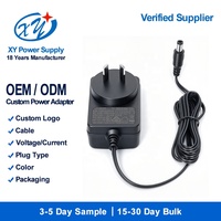Adaptateur secteur AC/DC, prise AU, 12V 24V 1A 1.5A 2A, driver LED, logo personnalisé OEM, câble, fabricant RCM SELV