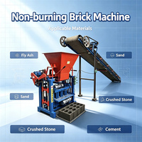 Machine à fabriquer des briques haute efficacité 4-35 avec trémie, production de 400-800 blocs/8 heures