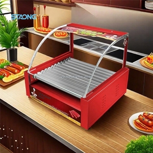 Máquina <span class=keywords><strong>para</strong></span> Asar Salchichas y Hot Dogs, de Grado Comercial, Unidad Compacta, <span class=keywords><strong>para</strong></span> Venta Ambulante, Totalmente Automática, con Temperatura Constante, Eléctrica - Product Image 1