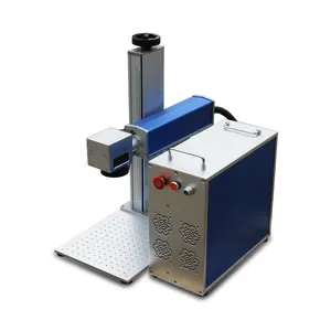 Mini máquina de marcação para cachorro, máquina de marcação a laser de fibra jpt de 20w 30w 50w