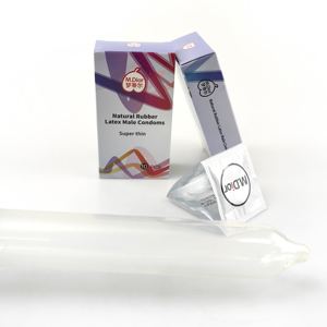 Transparentes <span class=keywords><strong>extra</strong></span> sicheres männliches Kondom mit gepunktetem Design Latex Sexspielzeug <span class=keywords><strong>Pleasure</strong></span> Spike Kondome - Product Image 6