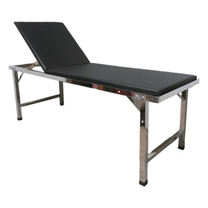 Massage <b>Table</b> L1900xW600xH650mm Adjustable PU Leather Black Minimalist Design For Home Spa Use - Product Image 3