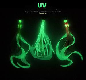 Großhandel Hochwertige Luminous Octopus String Hook Double Jigging Assist Haken Jigging Köder Salzwasser Hard Bait - Product Image 6