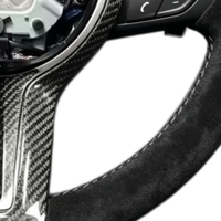Volant sport M en cuir suédé intégral avec garniture carbone pour BMW F10 F20 F30 M2 F87 M3 F80 M4 F82 M5 F90 X5m E70 E60 E90 E92