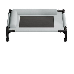Lit pour chien avec appui-tête, rectangulaire, en mousse à mémoire de forme, surélevé, lavable, pour toutes les saisons, fournitures pour animaux de compagnie - Product Image 1