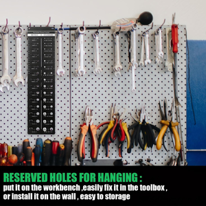 34 Gewinde prüf mutter und Schrauben gewinde prüf bolzen größe und Gewinde kennung lehre 19 Standard-und 15 metrische Schrauben-und Muttern lehre - Product Image 6