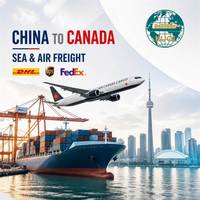Transitaire Chine vers Canada, États-Unis, Europe, Australie DDP Fret maritime et aérien Transitaire de Chine vers le Canada Agent maritime