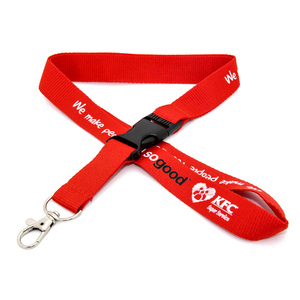 Wholesale Custom Promotional Durable Eco-Friendly Washable Nylon Polyester Satin Teacher Lanyard Metal Hook ID Card Holder