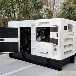 Set generator diesel bertenaga oleh Yuchai, YC6B205L-D20 kedap suara 120kw 150kva