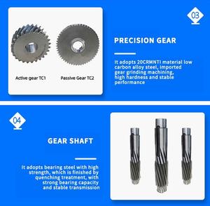 Moteur réducteur allemand SEW KA107DV180M4/<span class=keywords><strong>DR</strong></span>, couvercle d'extrémité, arbre d'engrenage, joint d'huile de frein, roulement - Product Image 4