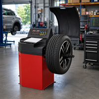 Machine d'équilibrage de pneus robuste à entrée manuelle de distance, 65 kg, pour jantes de voiture, personnalisée OEM, directement d'usine