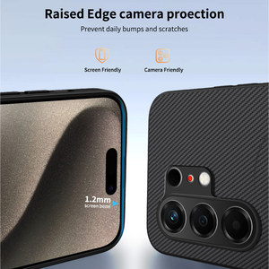 Coque Arrière Magnétique et Mat en Cuir à Texture <span class=keywords><strong>Fibre</strong></span> de Carbone avec Support pour Tecno Camon 50 40 / 40 50 Pro, Housse Professionnelle de Chargement Sans Fil - Product Image 4