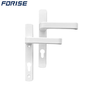 Poignée de fenêtre et de <span class=keywords><strong>porte</strong></span> oscillo-battante en <span class=keywords><strong>PVC</strong></span>, style ancien, ensemble complet, blanc pur, blanc mat, gris - Product Image 2