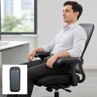 Coussin d'accoudoir de chaise en mousse haute densité intégrale, confortable et durable en polyuréthane auto-adhésif, service OEM, personnalisé pour bureau en PU