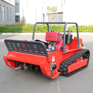 Big Power Diesel Engine Small Robot Grass Cutter Cutting Width 80cm 100cm 120cm <b>Remote</b> Control Crawler Lawn <b>Mower</b> <b>Flail</b> <b>Mower</b> - Product Image 6
