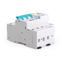 Disjoncteur intelligent ATELE TUYA WIFI 3P 1~63A DIN RAIL avec protection contre les fuites, minuterie, contrôle à distance sans fil SMART LIFE