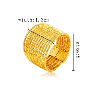 18K <b>Gold</b> Plated Trendy Luxury Gemstone <b>Rings</b> for Women Brass Waterproof Jewelry Zircon Channel <b>Set</b> Geometric Design Wedding - Product Image 4