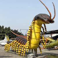 Décoration de parc zoologique : Centipèdes animatroniques réalistes de grande taille – Vente directe usine