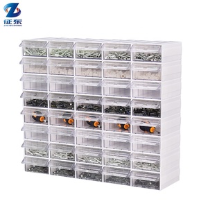 2021 Hot Sale Stackable Desk Small Parts Storage Cabinet Organisers Plastic Box Drawers Art Craft Storage