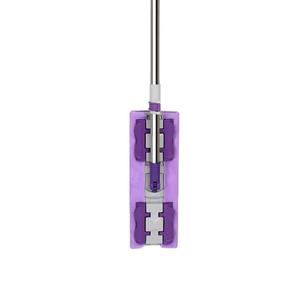 Mopa con Sistema de Autoescurrido y Palo de Acero Morado, con Cabezal de Microfibra para Uso en Oficina y Hogar - Product Image 6