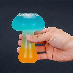 260ml Creative Champagne <b>Glass</b> Wine Personality Bar Clear <b>Mushroom</b> Cocktail <b>Glasses</b> - Product Image 3