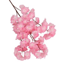 Branches de fleurs artificielles en soie, cerisier/pêcher, décorations de mariage, fleurs artificielles pour l'intérieur, sur pied ou au plafond