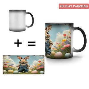 Heat Transfer Blank <b>Ceramic</b> Mug 11oz Frosted Black Magic <b>Cup</b> For DIY Craft - Product Image 4