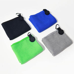 Toallas de Golf de <span class=keywords><strong>Microfibra</strong></span> con Diseño de Waffle, Plegables en Tres Partes - Product Image 1