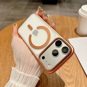Nueva Funda Magnética Mate con Sensación de Piel para iPhone 17 Pro Max/17 Pro, con Recubrimiento Electrolítico - Product Image 5