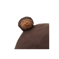 Casquette de baseball mignonne en peluche Panda Tissu imperméable Motif de fruits brodés Style sportif Couvre-chef Sangle de queue à bord incurvé