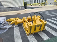 MONDE Ripper à dents en alliage pour bulldozer, accessoire de déchiquetage de roche, ripper à lame unique compatible avec les bulldozers des séries D6, D7, D8