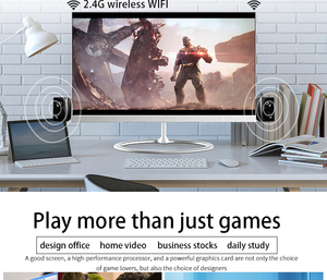 Usine directe 19.1/21.5/23.8 pouces écran LCD AIO ordinateur de bureau DDR4 16GB + 512GB stockage Intel UHD graphique ordinateur d'affaires pour - Product Image 5