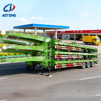 Lit bas garçon pont conteneur plat col de cygne pelle Transport semi-remorque camions lowbed camion remorques