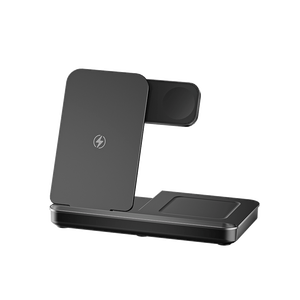 แท่นชาร์จไร้สายโลหะคอยล์คู่ความแม่นยำสูงสุด15W เอาต์พุตแม่เหล็กแรงสูงอุปกรณ์ชาร์จกระจายความร้อน - Product Image 1