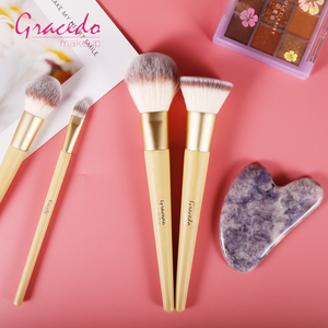 Vente en gros de pinceaux de maquillage avec fond de teint et logo personnalisé, ensemble de pinceaux de maquillage avec <span class=keywords><strong>pierre</strong></span> à gratter et étui professionnel - Product Image 6