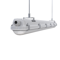 Lámpara LED de Emergencia Tri-Proof de Ahorro de Energía, Impermeable, Lineal, Hermética, con Batería de Respaldo, 120cm, para Lavado de Autos y Estacionamientos