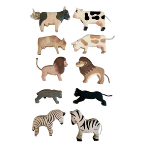 Giocattoli in Legno di Animali della Fattoria Educativi per Bambini in Età Prescolare dai 5 ai 7 Anni - Product Image 3