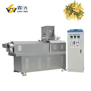 Macaroni Spaghetti Maker Machine Italy Pasta Extruder Production Line 3D Pellet Manufacturing Equipment