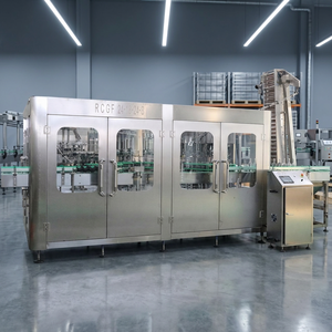 Máquina Embotelladora RCGF 24-18-24-8 Totalmente Automática de Alta Precisión para Botellas de Plástico de Jugos, Alimentos y Bebidas de 1000 ml con Control PLC Eléctrico - Product Image 3