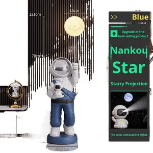 Figura Grande de Astronauta Ecológica de Resina de Alta Gama para Decoración de Sala de Estar, Mueble de TV, Regalo de Mudanza - Product Image 5