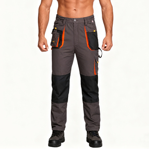 Pantalons <span class=keywords><strong>de</strong></span> <span class=keywords><strong>travail</strong></span> pour hommes, pantalons cargo, électricien, sécurité, imperméable, résistant au chlore, personnalisé, multi-poches, genouillères pour <span class=keywords><strong>junior</strong></span> charpentier - Product Image 1