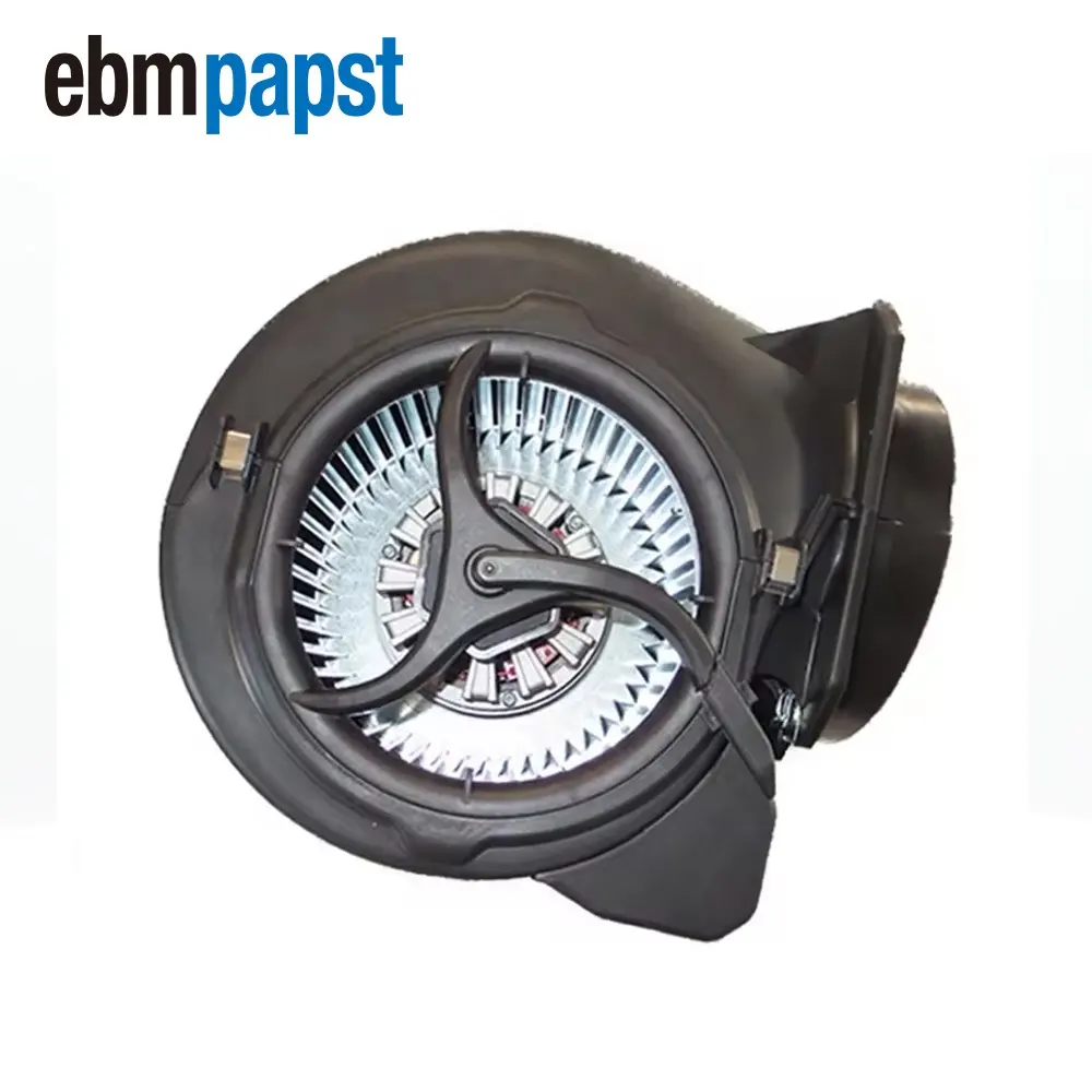 Ebmpapst D2E146-HT67-01 230VAC 400W 1.75A 577CFM 2100RPM 50Hz/60Hz เครื่องฟอกอากาศ Centrifugal Blower พัดลมระบายความร้อนหน้าแปลน