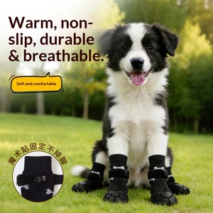 JXANRY Calcetines de Algodón para Perros y Gatos, Antideslizantes, Resistentes a la Suciedad, Diseño de Dibujos Animados, para Todas las Estaciones, Caminatas al Aire Libre, Seguros - Product Image 1